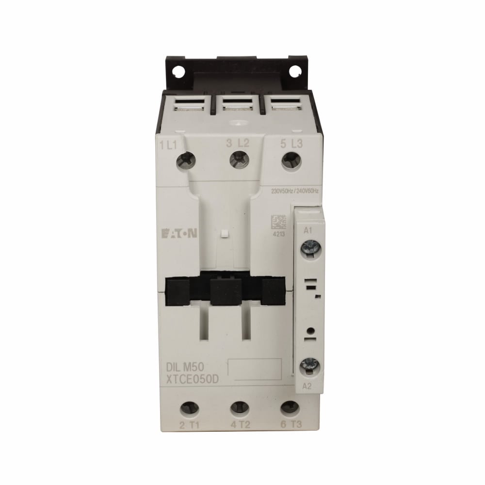 XTCE050DS1E Full Voltage Non-Reversing IEC Contactor, 208 V AC V Coil, 50 A, 3 Poles
