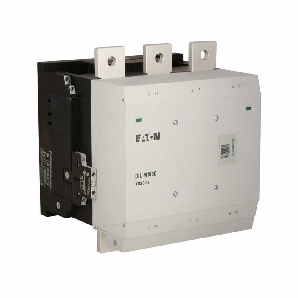 XTCEC10N22A XTCEC N-Frame Full Voltage Non-Reversing IEC Contactor, 110 V AC at 40 Hz, 250 V AC at 60 Hz V Coil, 10 A, 2NO-2NC Contact, 3 Poles