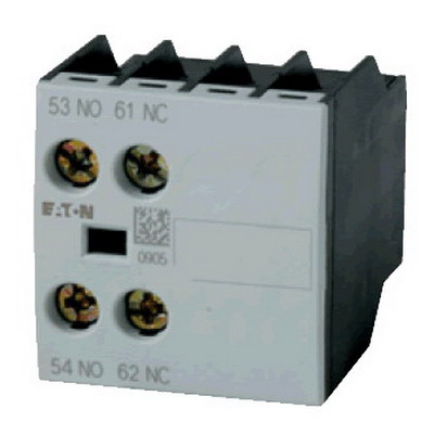 XTCEXFACC22 4-Pole Type XTCEX Auxiliary Contact, 600 VAC, 220 VDC, 16 A, 4 Contacts