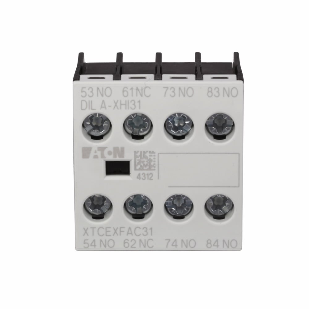 XTCEXFBG40 4-Pole Auxiliary Contact, 500 V AC, 1.5 to 6 A, 4 Contacts