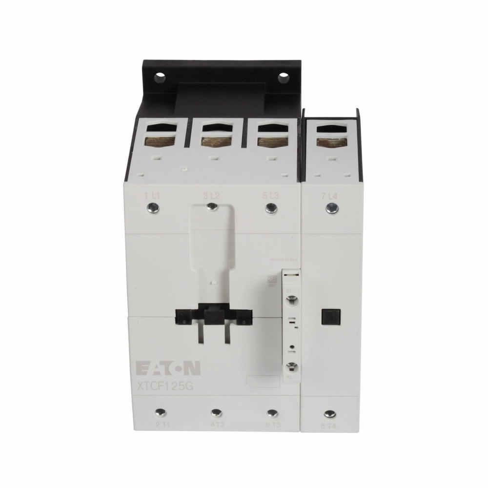 XTCF125G00A G-Frame Full Voltage Non-Reversing IEC Contactor, 110 V AC at 50 Hz, 120 V AC at 60 Hz V Coil, 125 A, 4 Poles