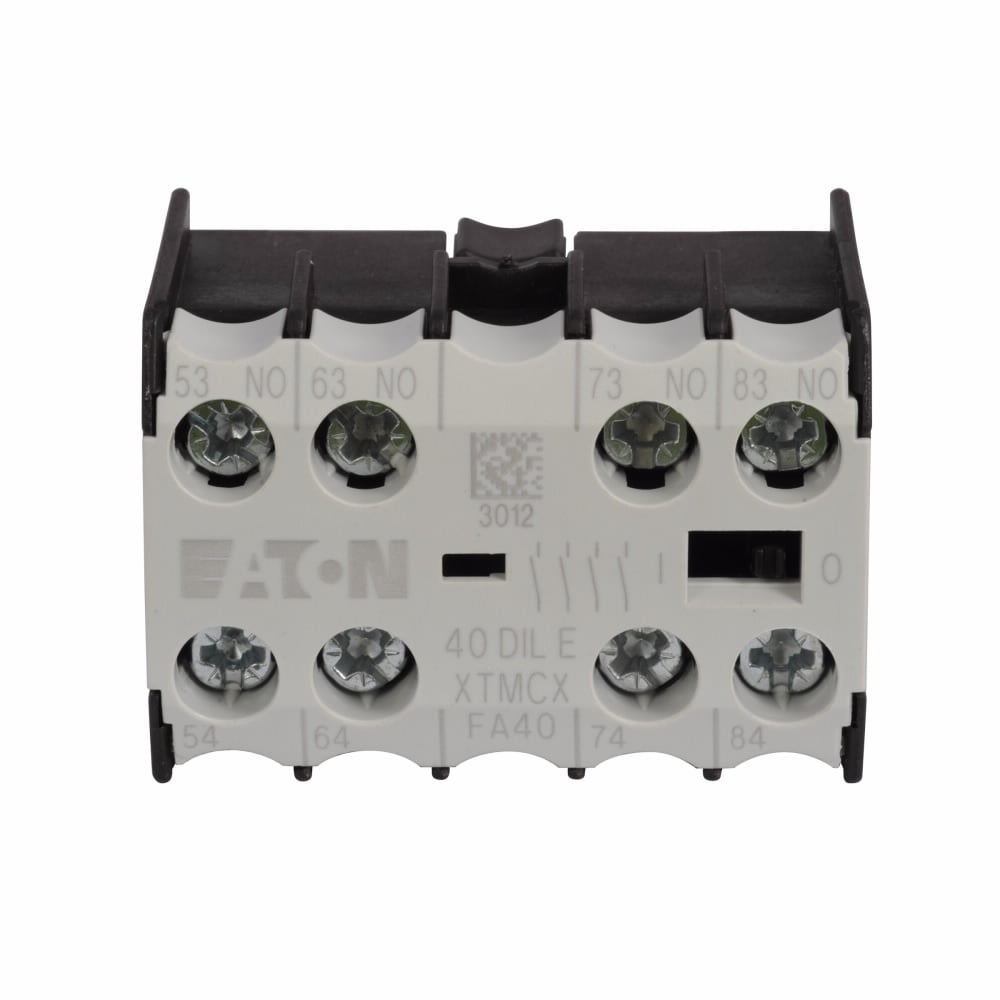 XTMCXFA40 4-Pole Auxiliary Contact, 600 V AC, 10 A, 4 Contacts