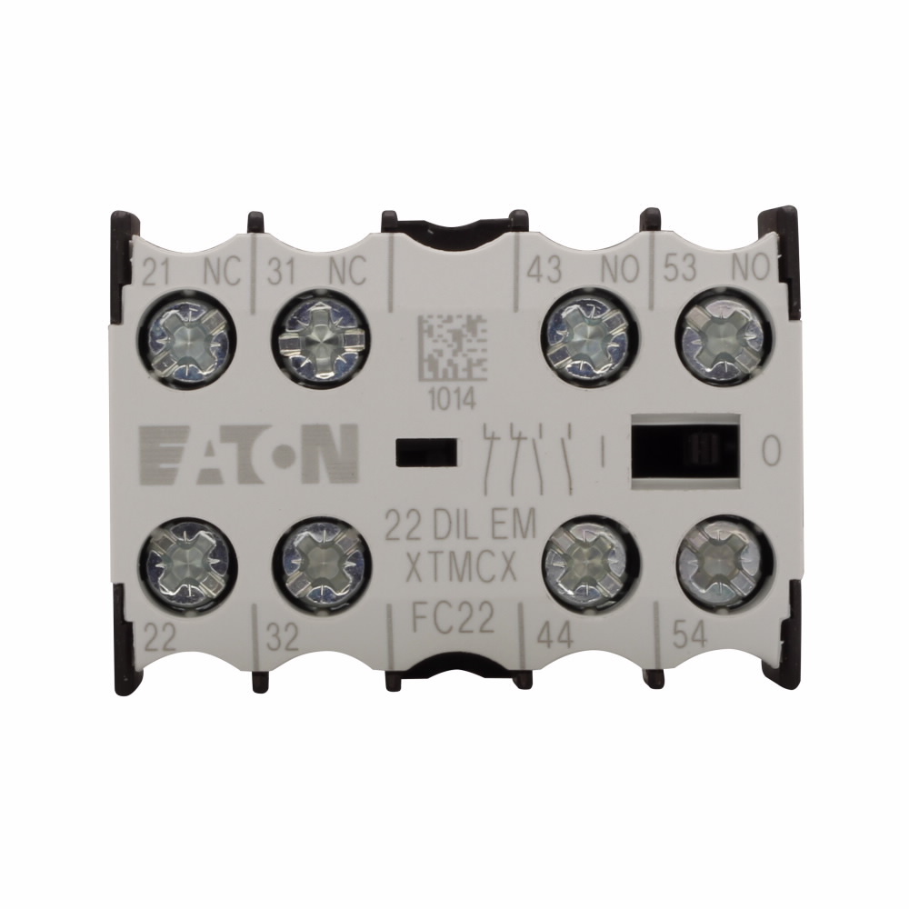 XTMCXFC22 4-Pole Auxiliary Contact With Screw Terminal, 600 V AC, 1.5 to 10 A, 4 Contacts