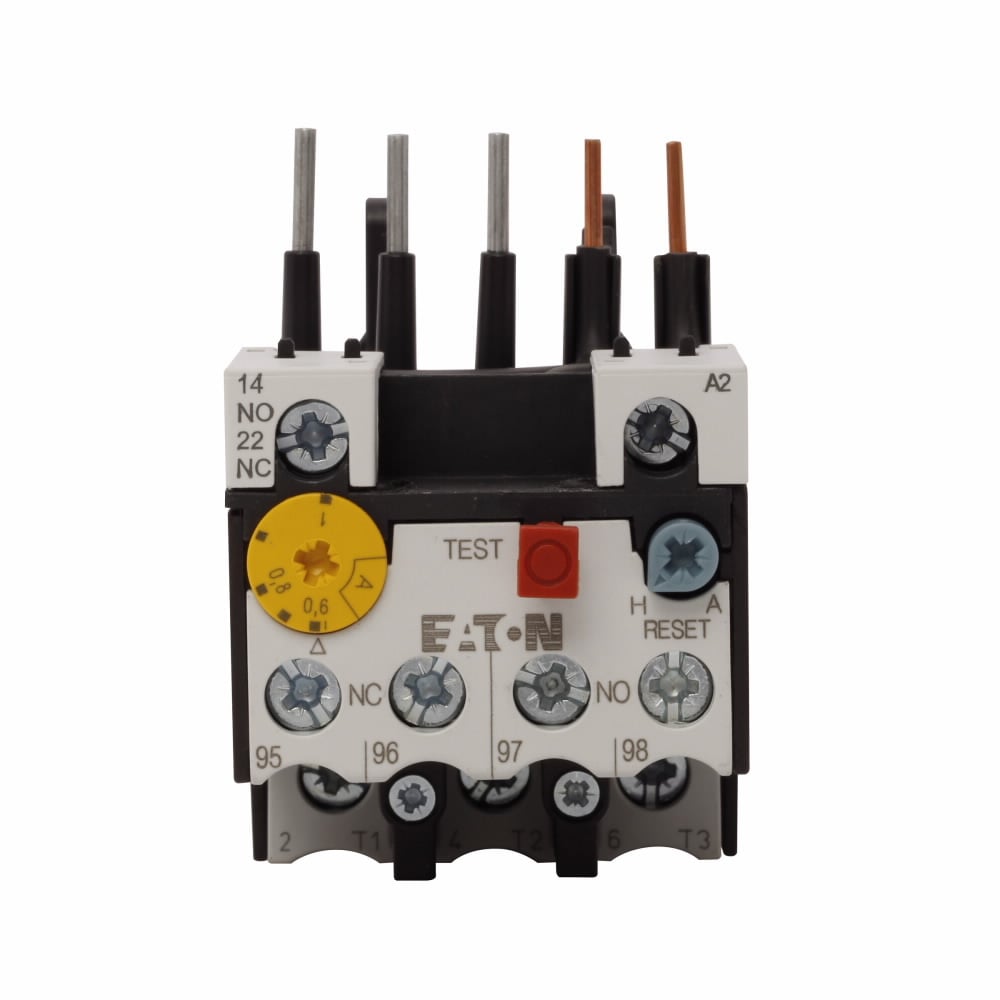 XTOB001BC1 Bi-Metallic Thermal Overload Relay, 0.6 to 1 A, 1NO-1NC 1 Form A/1 Form B Contact