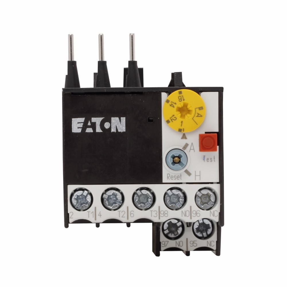 XTOM1P6AC1 Miniature Overload Relay, 1 to 1.6 A, 1NO-1NC 1 Form A/1 Form B Contact
