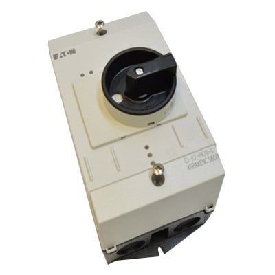 XTPAXENCS65B Insulated Enclosure With Black/Gray Rotary Handle, IP65 NEMA Rating, 4.1 in H x 3.94 in W x 5.12 in D