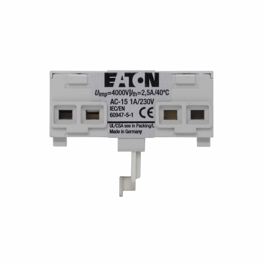 XTPAXFA11 2-Pole Auxiliary Contact, 440 VAC, 250 VDC, 2 A, 2 Contacts