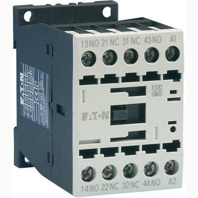 XTRE10B22T Standard IEC Control Relay, 10 A, 10 Pin, 2NO-2NC 2 Form A/2 Form B Contact, 24 VAC V Coil