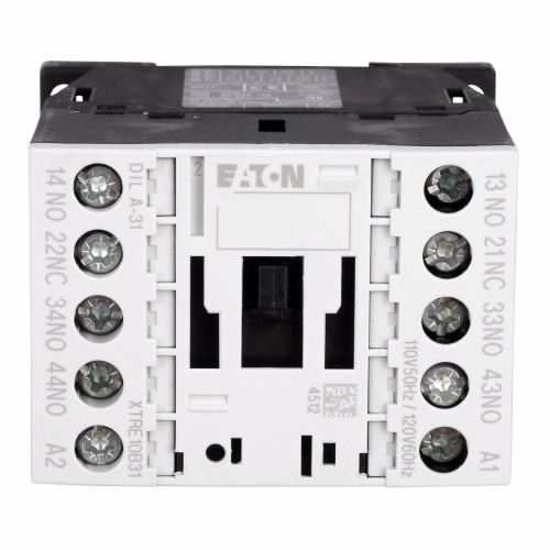 XTRE10B31T B-Frame Standard IEC Control Relay, 10 A, 3NO-1NC 3 Form A/1 Form B Contact, 24 V AC V Coil