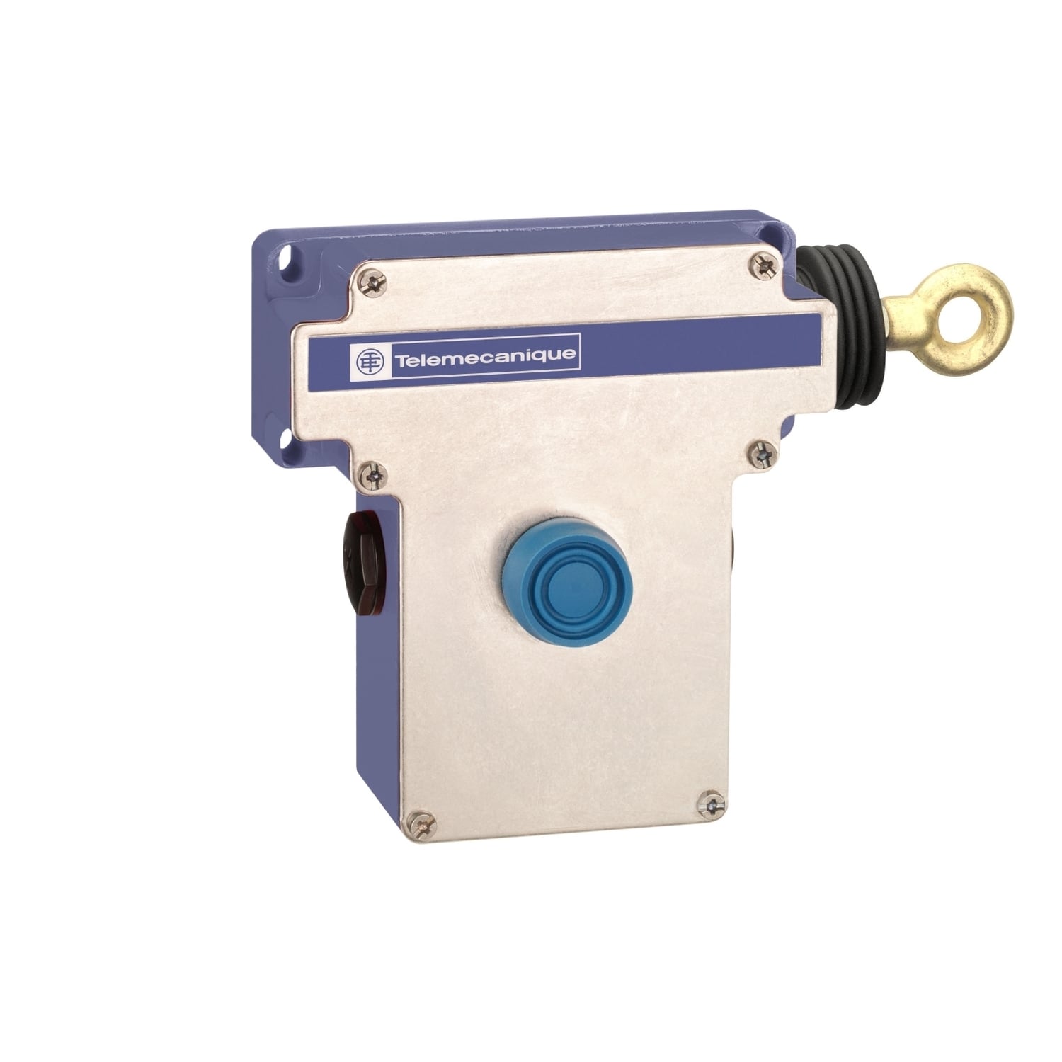 XY2CE1C250H7TK Preventa XY2-CE Latching Emergency Stop Rope Cable Pull Switch, 300 V AC, 10 A