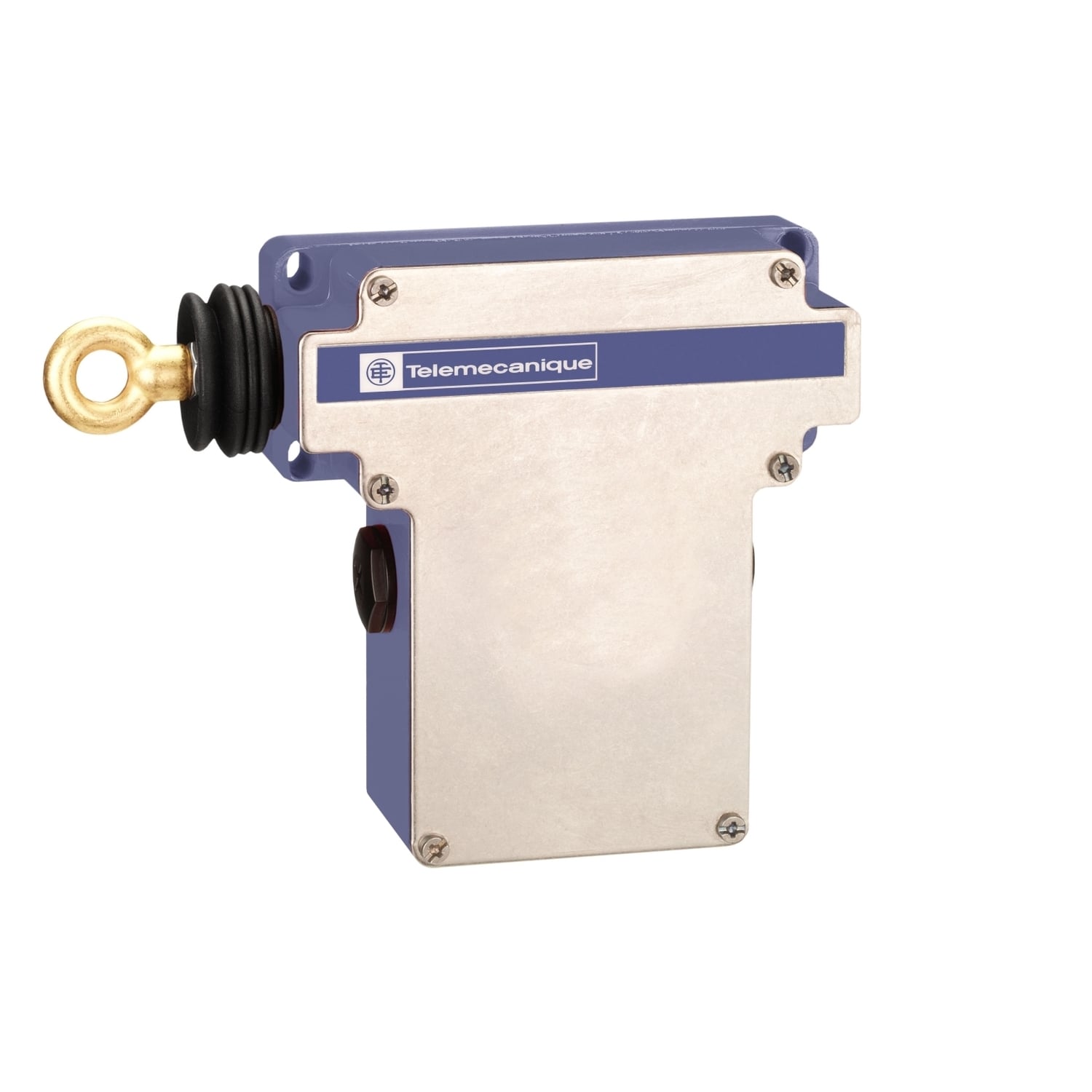 XY2CE4A010H7 Preventa XY2-CE Latching Emergency Stop Rope Cable Pull Switch, 240 V AC, 3/10 A, 1NO-1NC Contact