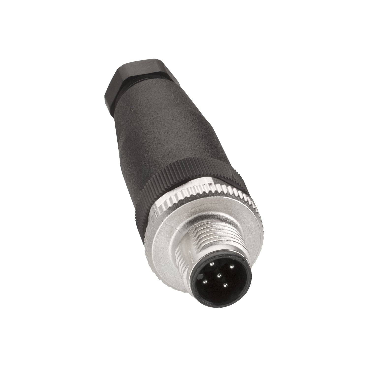 XZCC12MDM50B OsiSense 5-Pin Straight Male Cable Gland Connector, 30 VAC, 36 VDC, 3 A, PG 7 Cable