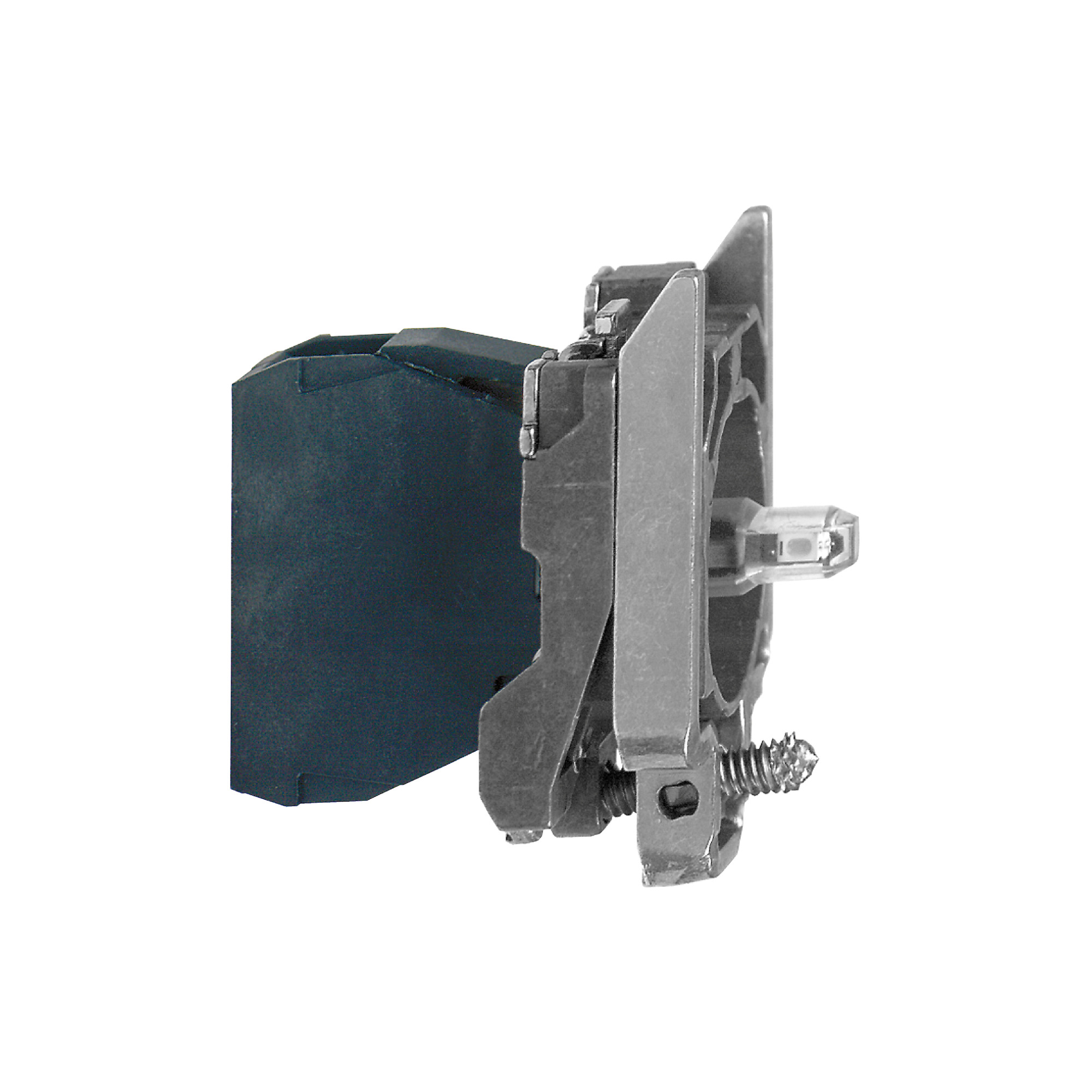 ZB4BVG33 Harmony Light Block Assembly, LED Lamp, 110 to 120 V AC, 1 x 6.35 mm Fasten Connector Terminal, Green
