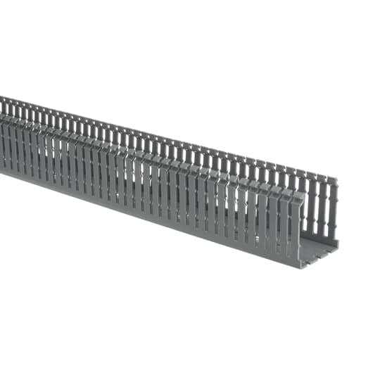 TYD25X3NPG6 Ty-Duct Wiring Duct, 0.195 x 0.625 in and 0.315 x 0.551 in Narrow Slot, 2-1/2 in W x 3 in D, PVC