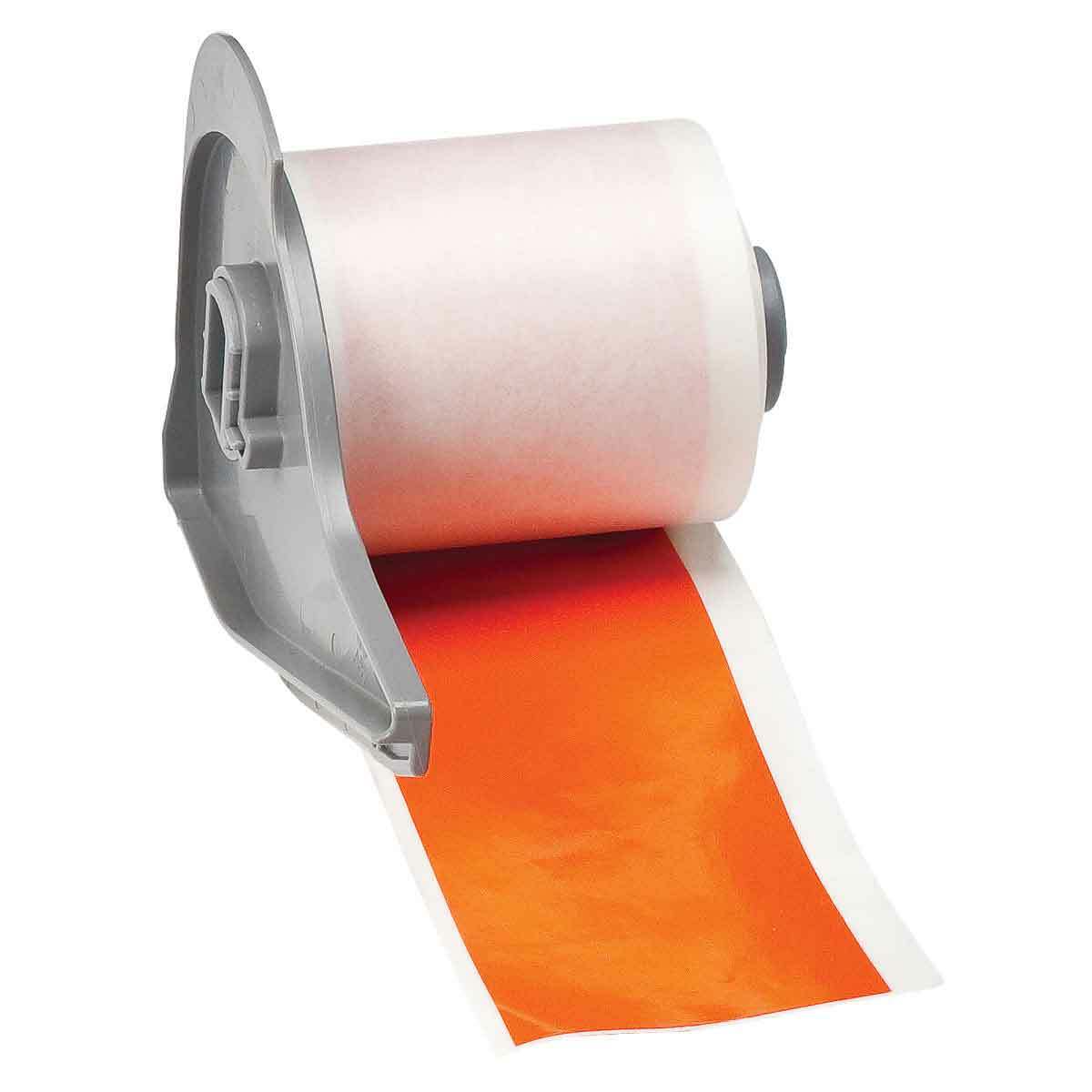 M7C-2000-595-OR All Weather Permanent Adhesive Label Tape, 50 ft L 2 in W, Vinyl