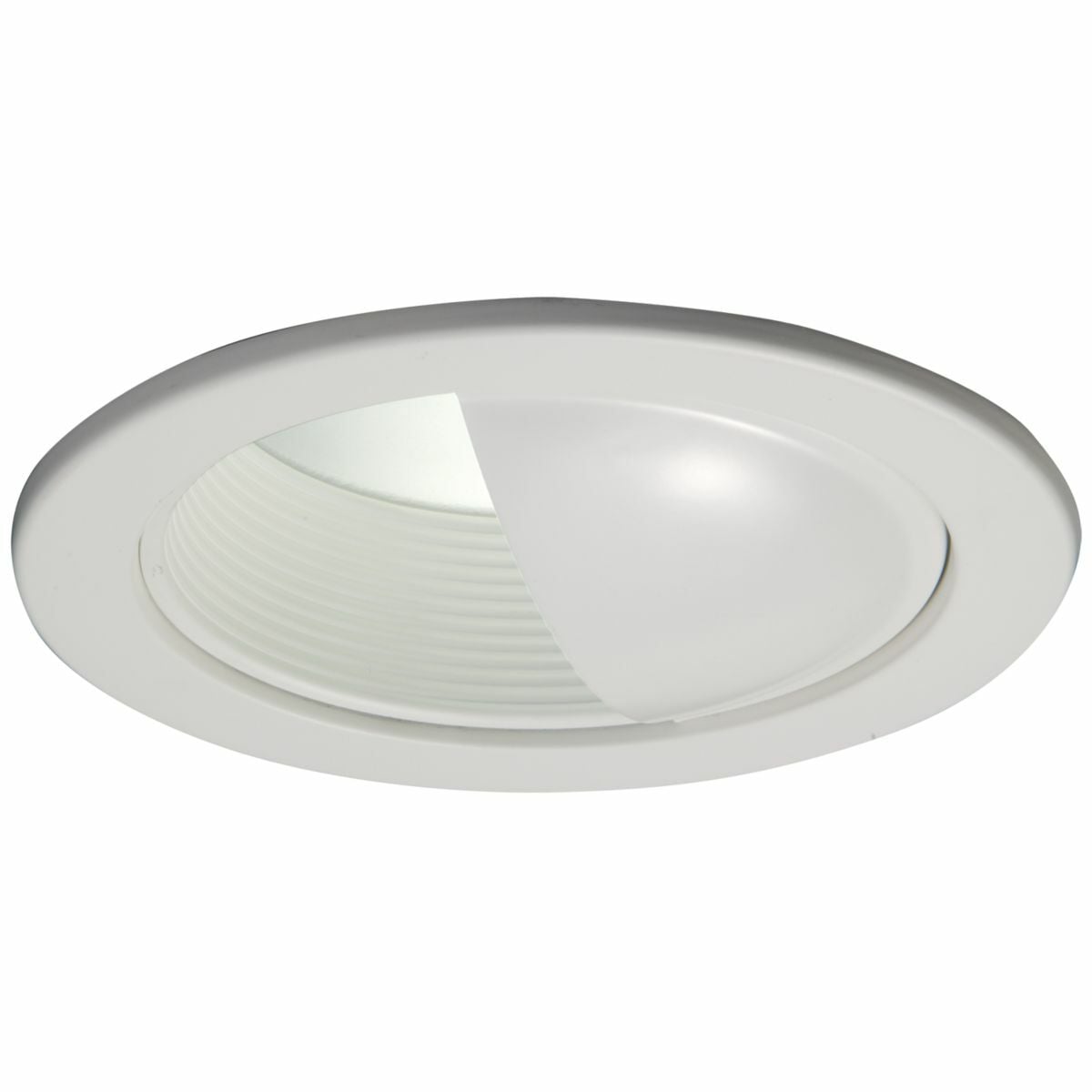 5030W Halo Wall Wash Round Lighting Trim, 5 in ID x 6-3/8 in OD, For Use With H5 Housing, Aluminum