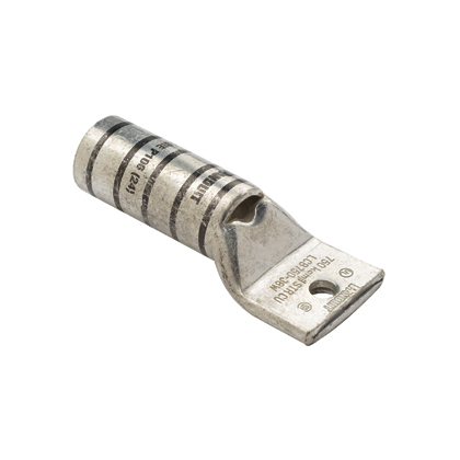 LCB1000-58W-3 Pan-Lug 1-Hole Compression Connector Lug, 1000 kcmil Stranded Copper Conductor, Die Code: P125, 42.952 in Stud, Copper