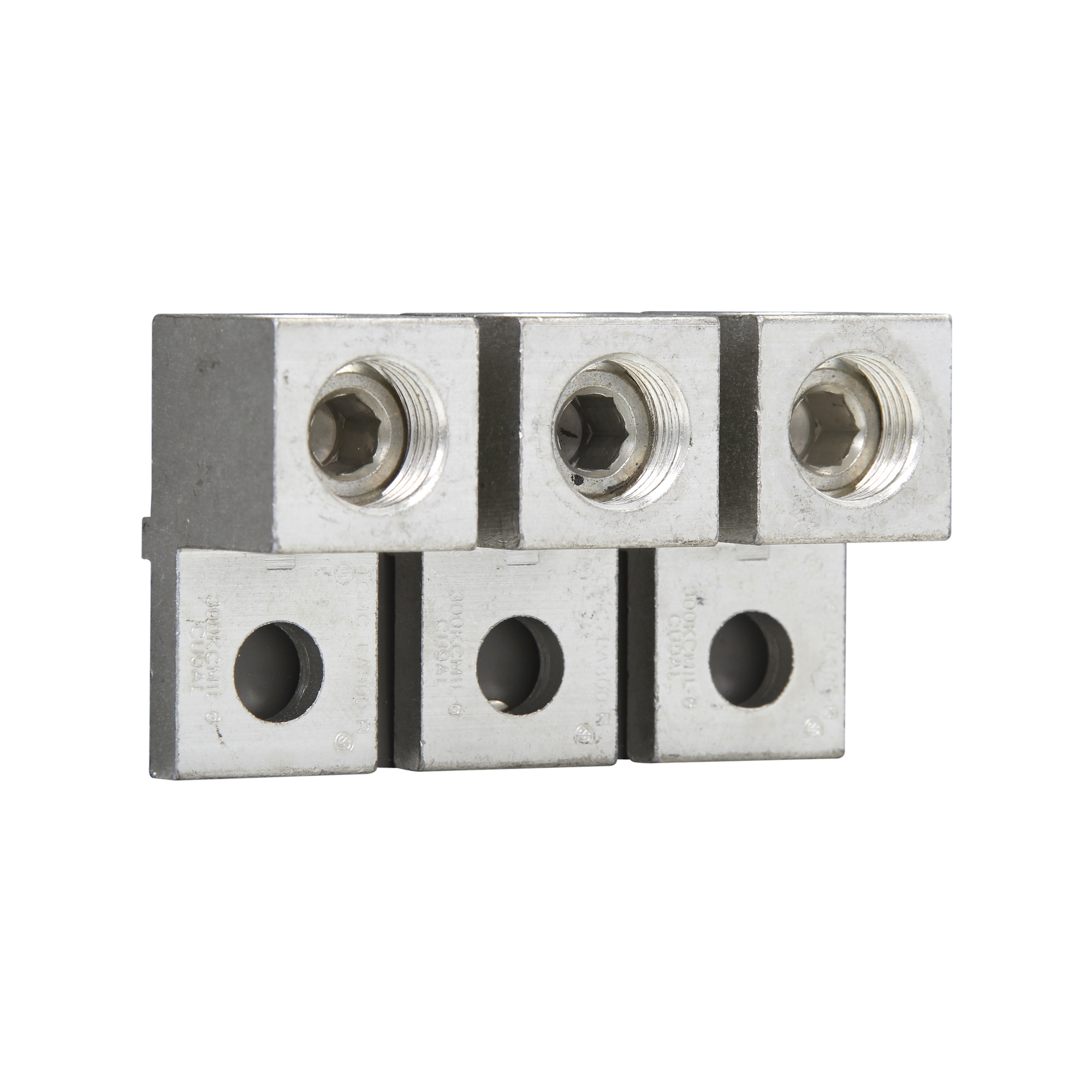 LUG1-3 3-Pole Terminal Lug Kit, 100 to 200 A, 6 AWG to 300 kcmil Wire, Aluminum/Copper Wire