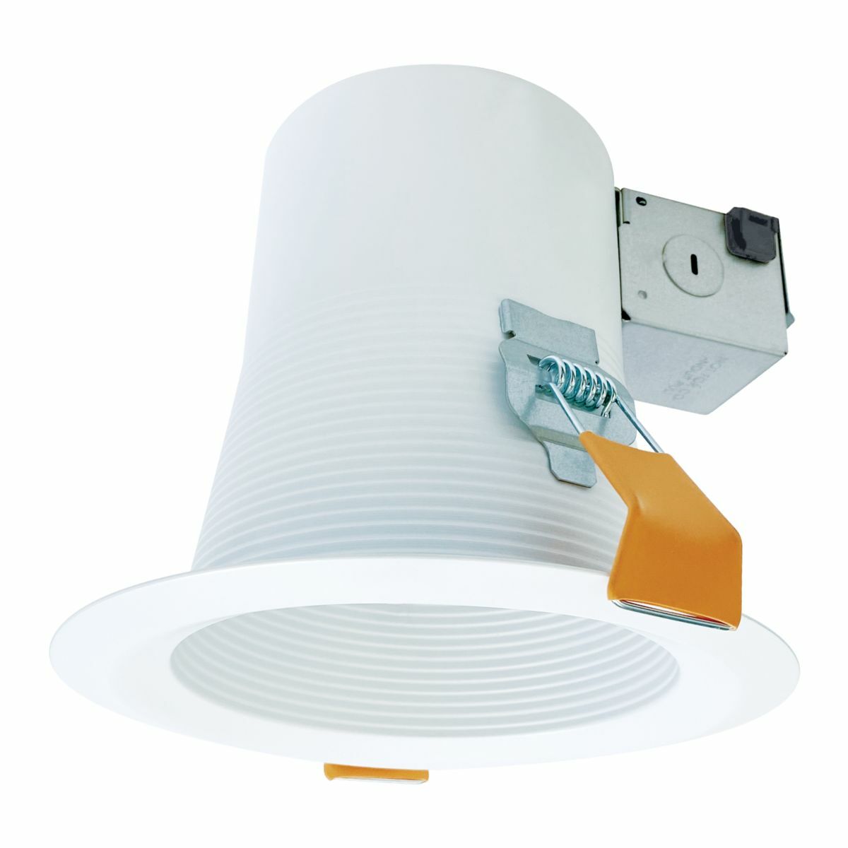 CEZ6125E26WBICAT Halo Baffle Canless EZ-Trim, 6-5/8 in ID x 7-3/4 in OD, LED Lamp, For Use With LED Lamps, Metal