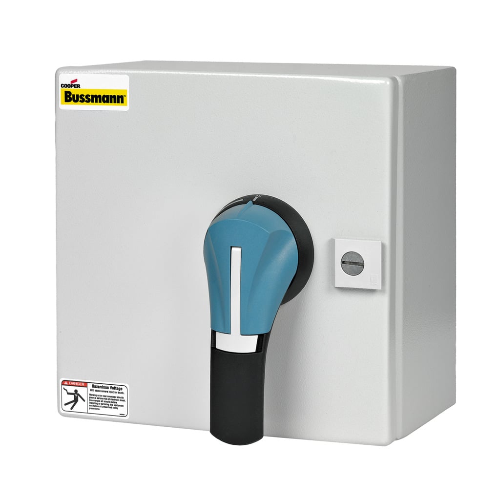 ER12-30N3PB Non-Fused Enclosed Rotary Disconnect Switch, 600 V AC, 30 A, 25 hp, 3 Poles