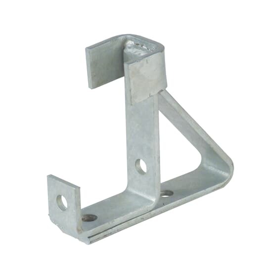 F-715 Kindorf Wall Bracket, 5-27/32 in L x 1-1/2 in W x 12 ga THK, Steel