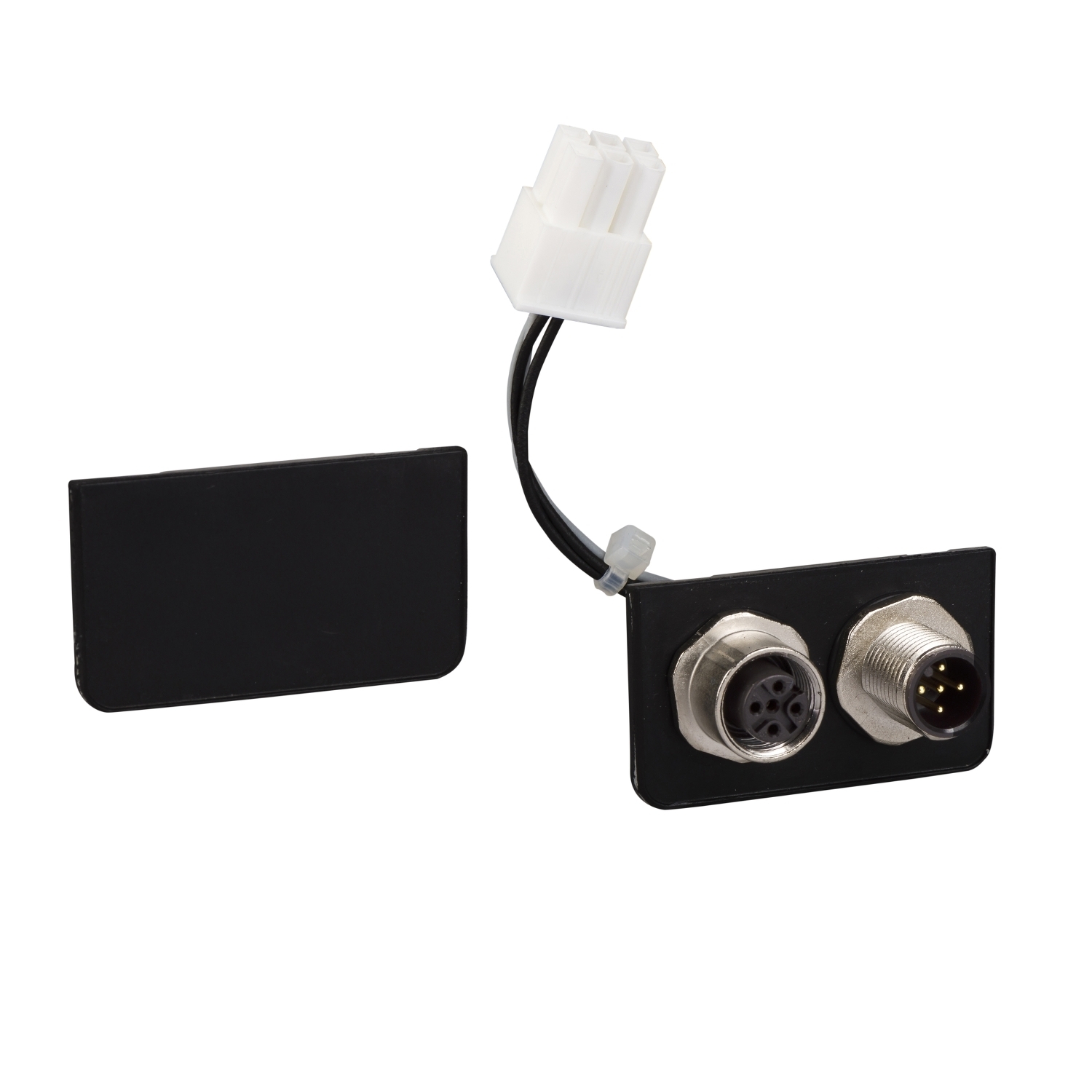 VW3L1R000 Lexium Insert, For Use With Commissioning Interface and Drives, (1) 5-Pin Male Connector M12 for Connection of RS485/(1) 5-Pin Female Connector M12