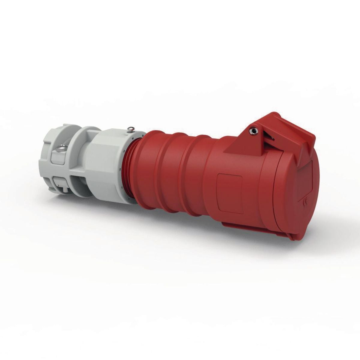 C330C6SA Hubell-Pro Splash Proof Connector Heavy Duty Products- IEC Pin and Sleeve Devices, 220 to 240 V AC, 30, 32 A, 2 Poles, 3 Wires, Blue