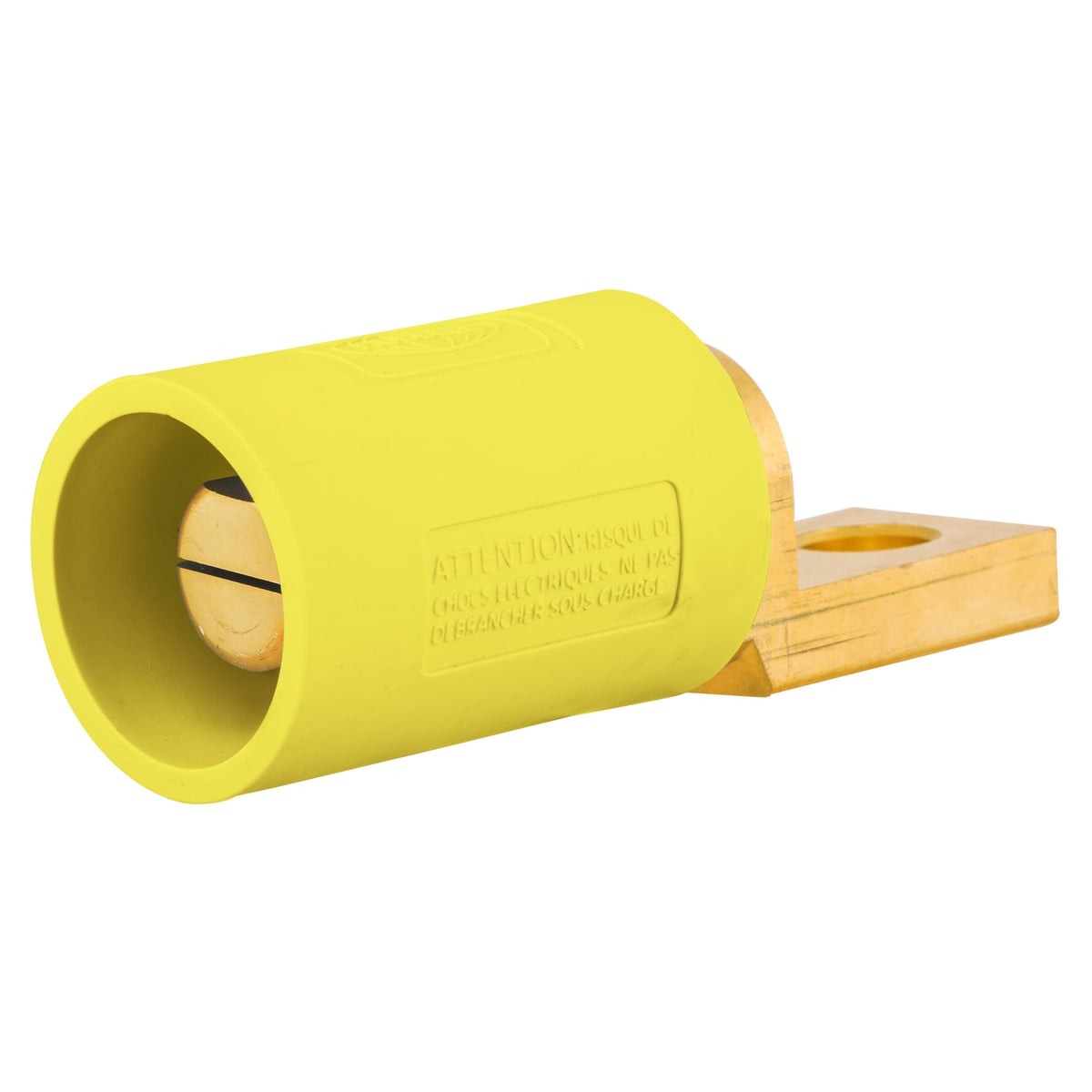 HBLMOSY 16 Series Male Offset Stud Standard Straight Single Pole Receptacle, 600 V AC/250 V DC, 400 A, 4/0 AWG Wire, Screw Terminal Connection, 3R/4X/12 NEMA Rating