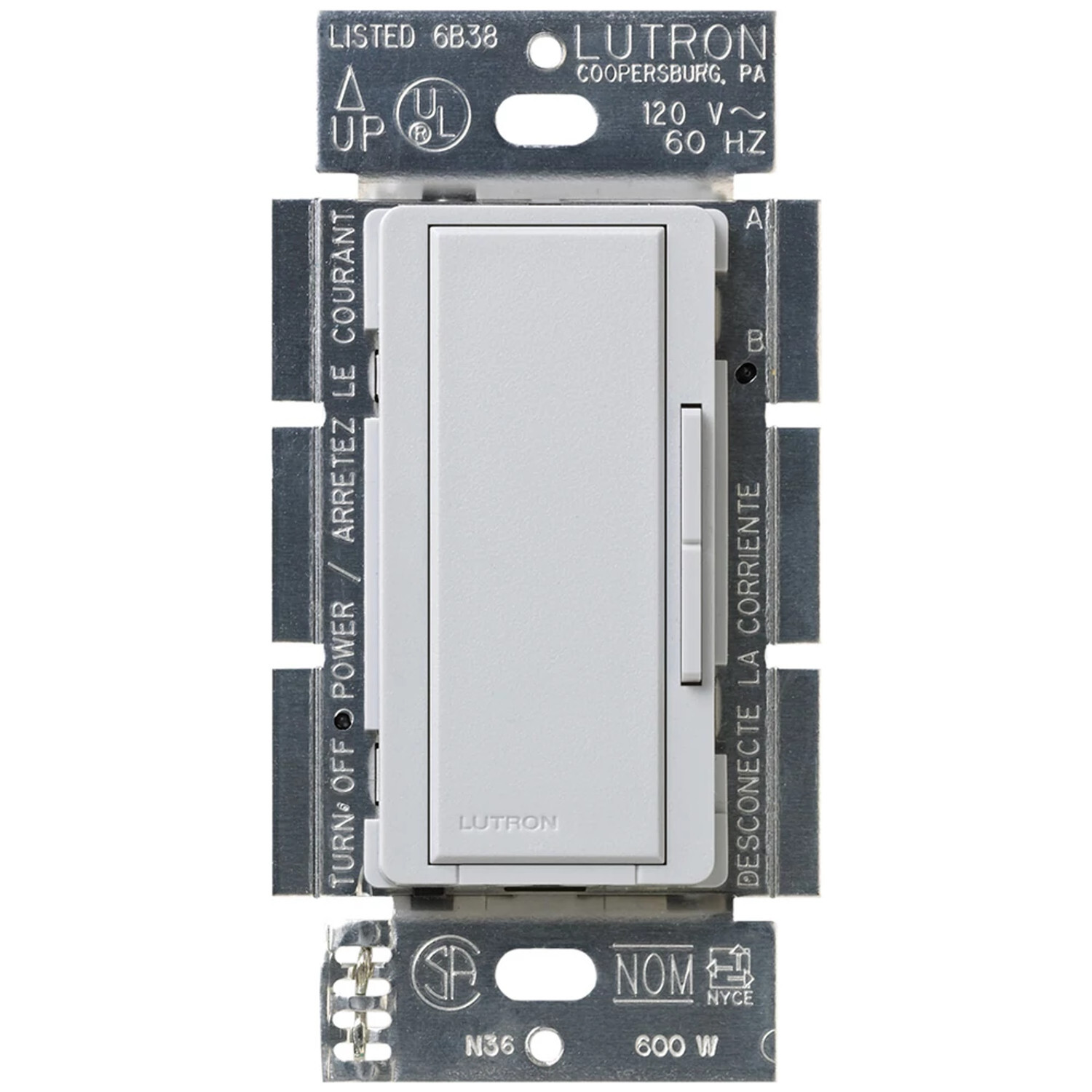 MSC-AD-PD Maestro Companion Dimmer Switch, Multi-Location for Maestro Dimmers/Timers/Sensors, Palladium