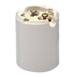 8694-4 1-Piece Keyless Lampholder, 1500 W, 600 V AC, E39 Lamp