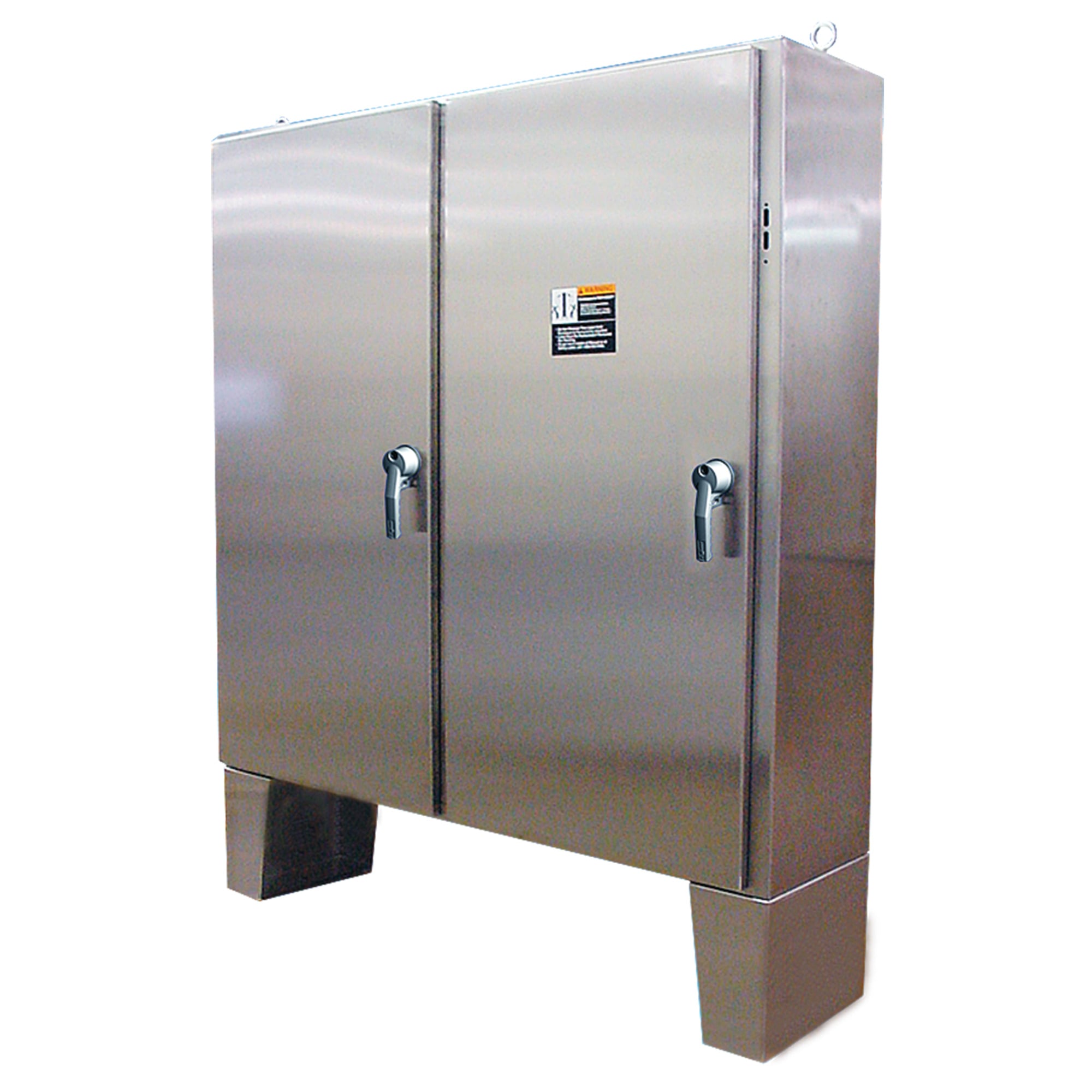 A72X7324SSLPN4 A21S4 2-Door Disconnect Enclosure, 72.12 in L x 73-3/4 in W x 24.12 in D, NEMA 4X/IP66 NEMA Rating, 304 Stainless Steel