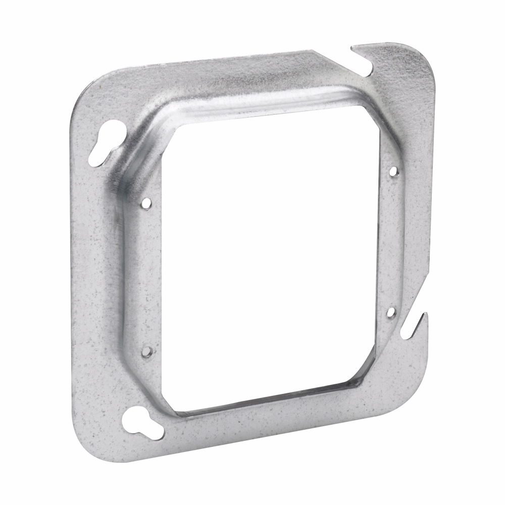TP587 Thepitt 2-Device Box Cover, 4-11/16 in L x 4-11/16 in W x 5/8 in D, Raised Surface Cover, Steel