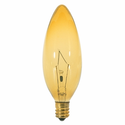 S3813 Decorative Dimmable Incandescent Lamp, 25 W, E12 Incandescent Lamp, BA9-1/2 Shape
