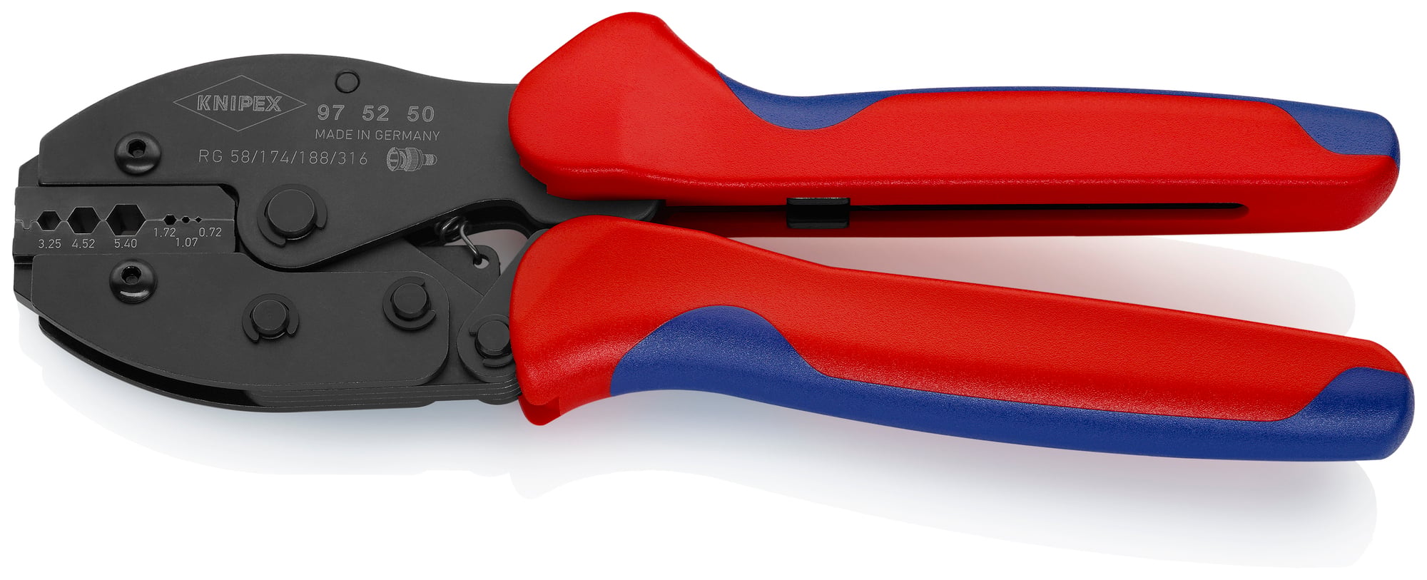 Crimping Pliers For COAX, BNC and TNC Connectors For RG58/174/188/316, 8 3/4 in.