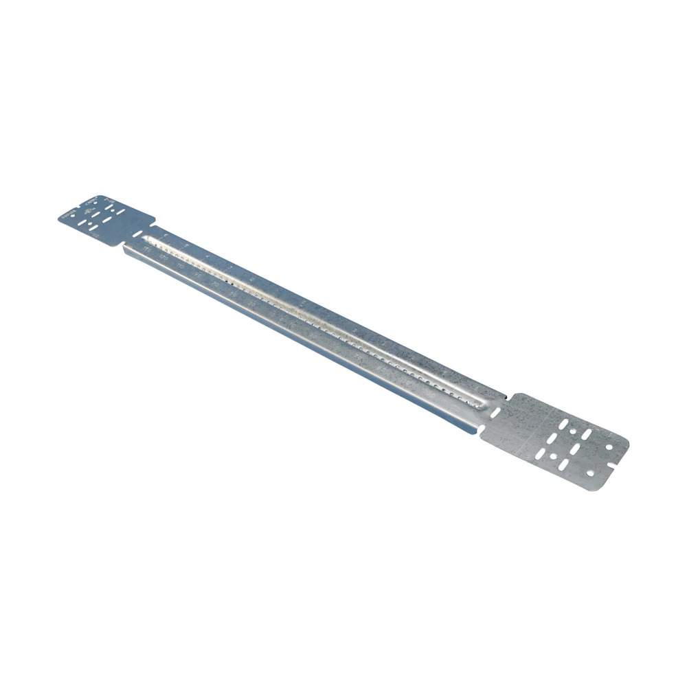 SGB24A Screw Gun Box Bracket, 1-1/2 in and 2-1/8 in D Box, 24 in Stud Spacing, Stud Mount, Steel, Plain