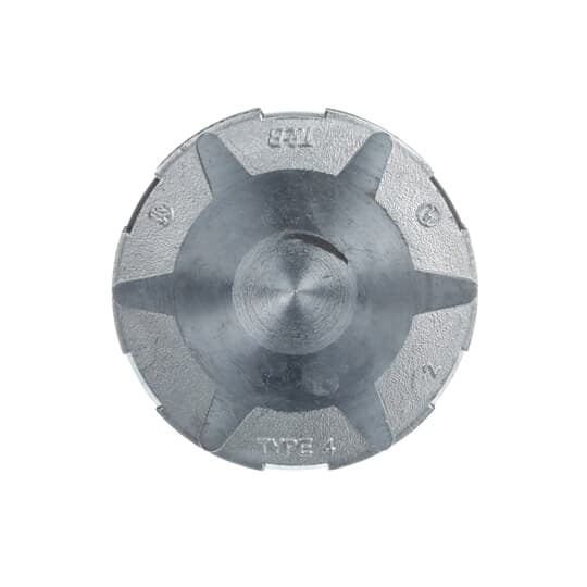 H200CAP T&B Capoff With Thermoplastic Insulated Throat, 2 in, For Use With Rigid/IMC Conduits, Zinc