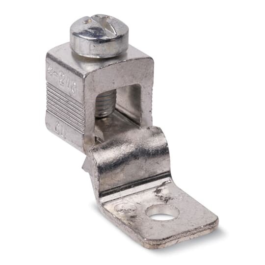 35501 Blackburn 1-Hole Locktite Lug, 4 to 2/0 AWG Copper Conductor, 1/4 in Stud, Copper