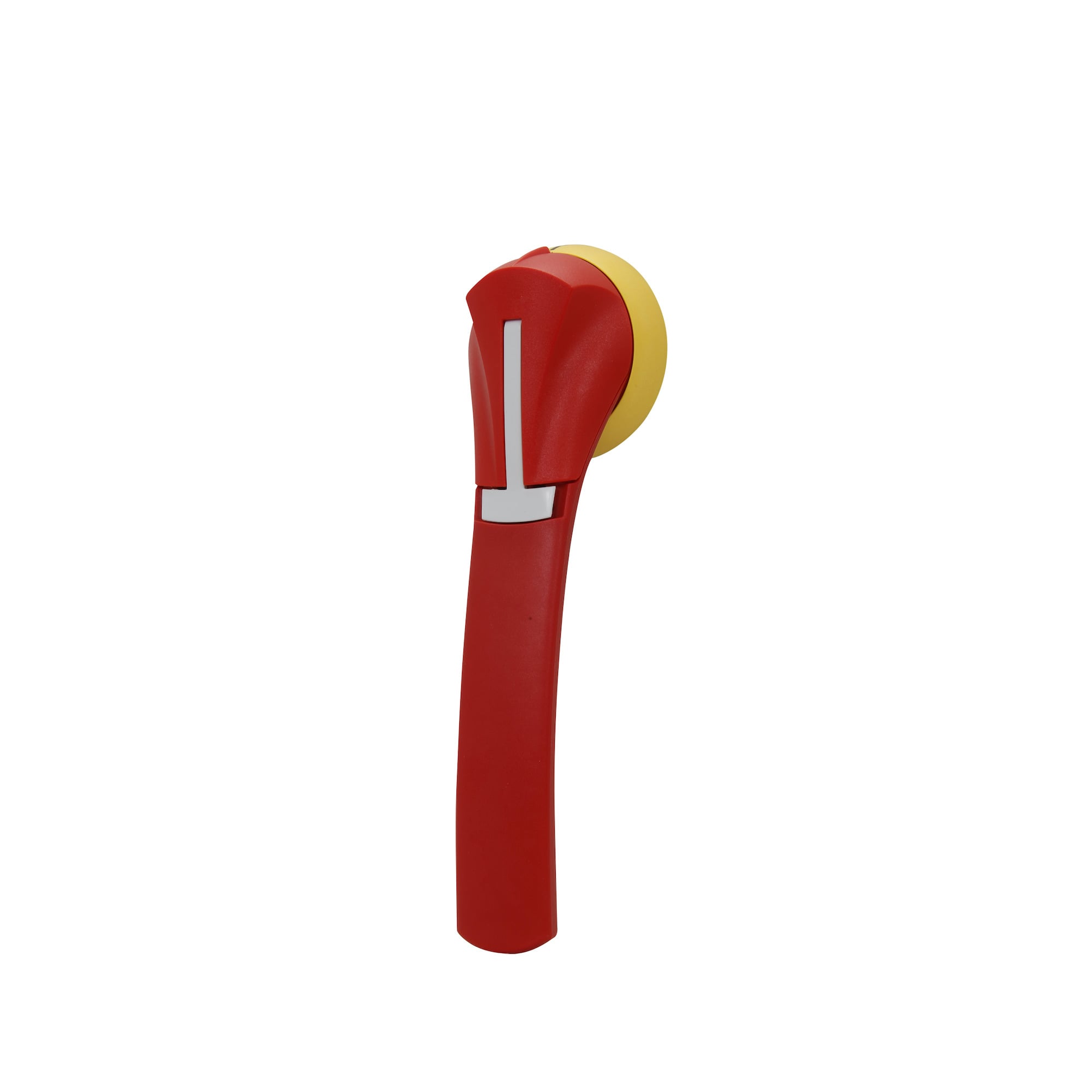H4X-07R Defeatable External Front Operated Padlockable Pistol Handle, 3 in L x 1-1/2 in W x 1 in H, Red/Yellow