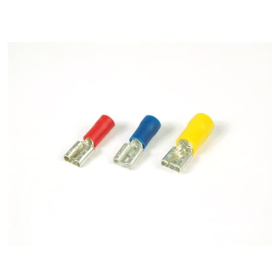 TV14-250FDD-XV Spec-Kon Female Disconnect, 16 to 14 AWG Conductor, 1/4 in Tab, Blue, Fully Insulated