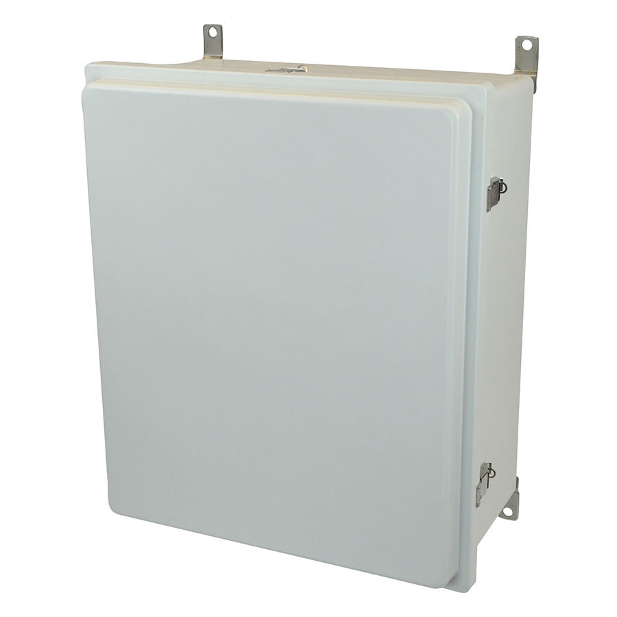 24x20x8 Nema 4X Fbrgls Encl Raised QuickRelease Latch Hinged Cvr