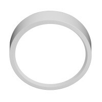 DSE521205KRDWH Edge Lit Dimmable Recessed LED Downlight, LED Lamp, 10 W Fixture, 120 V AC, Injection Molded Polymer Housing