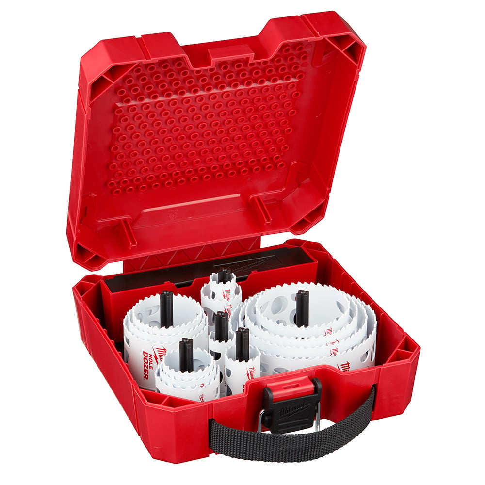 49-22-4105 Hole Dozer Ice Hardened Electricians Hole Saw Kit, 19 Pieces, For Use With 49-56-7210, 49-56-7240, 49-56-7250 and 49-56-9100 Quick-Change Arbor, Bi-Metal