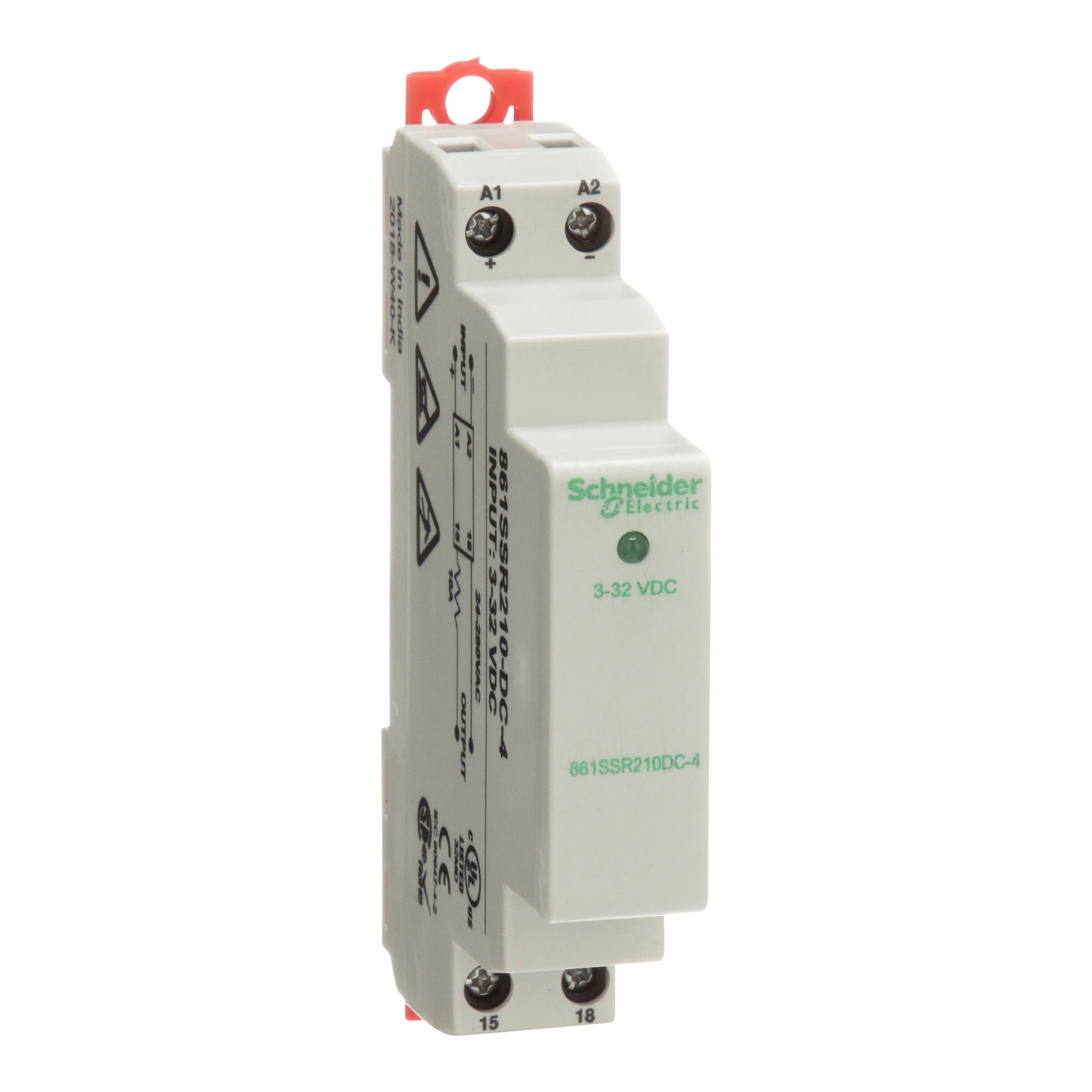 861SSR210-DC-4 Legacy Solid State Relay, 10 A, SPST 1 Form B contact