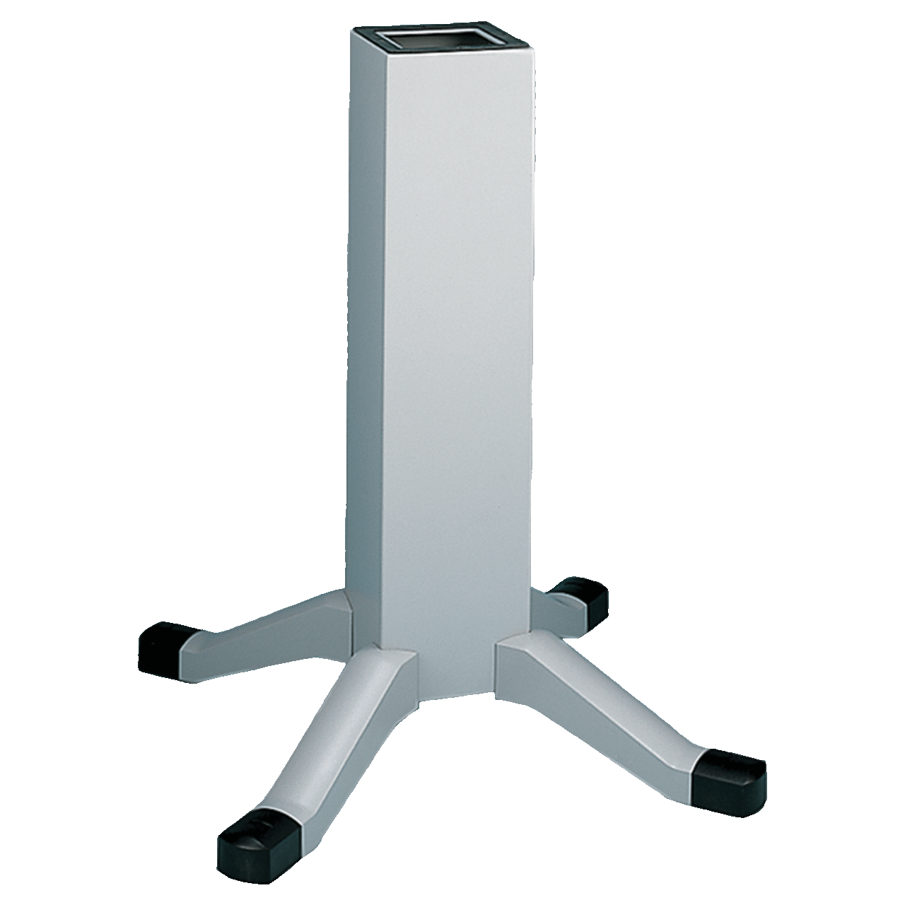 AP36L88 P1 Enclosure Pedestal With Leg, 33 in L x 8 in W x 8 in D, For Use With CONCEPT and INLINE 4 x 4 in Pedestal HMI Enclosures and ProLine 8 x 8 in Pedestal Sloped Front Enclosures, Steel, Medium Gray