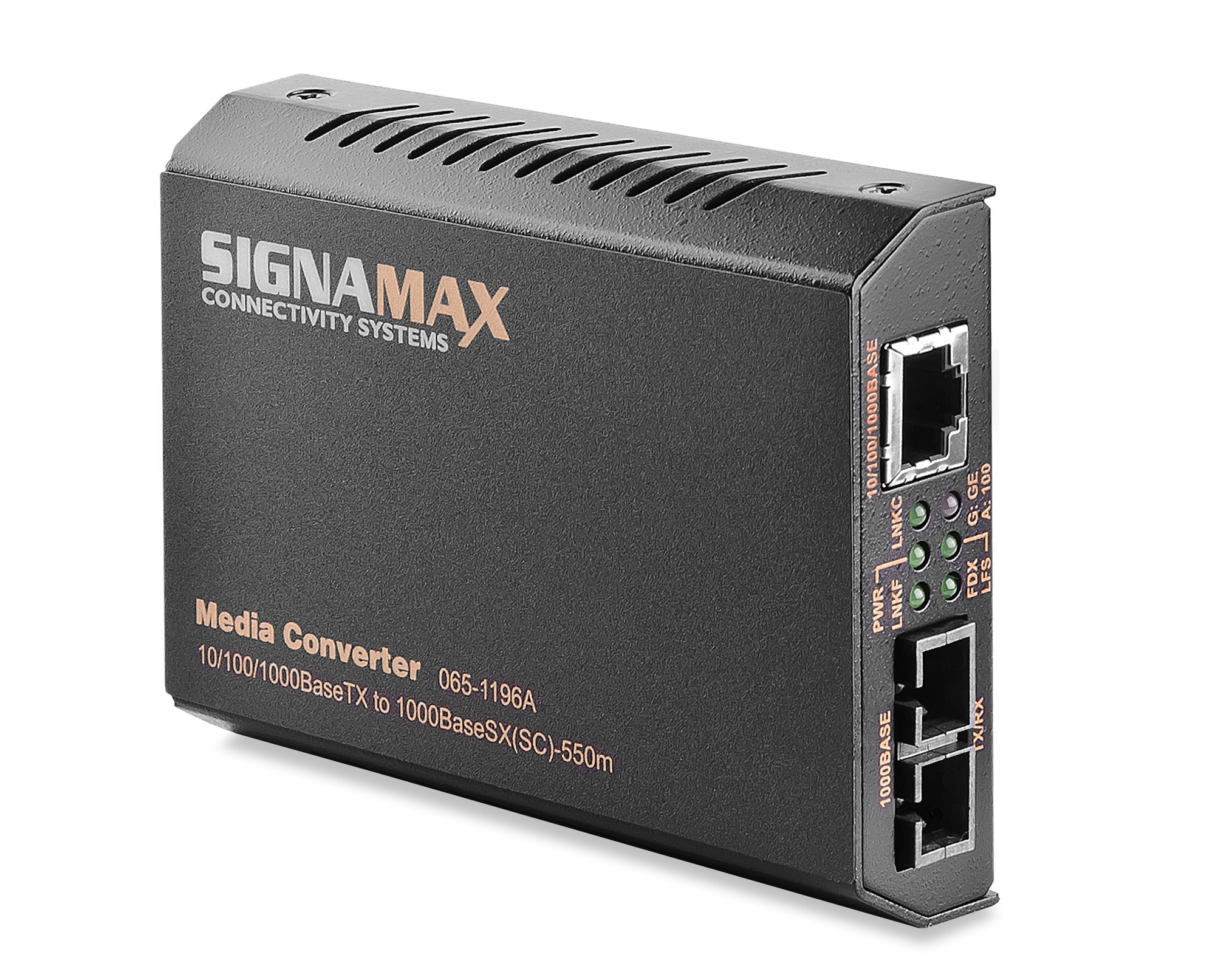10/100/1000TX to 1000SX Media ConverterSC/MM, 220m/550m