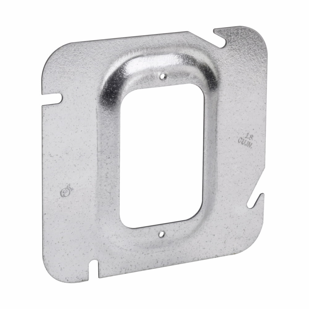 TP576 Thepitt 1-Device Box Cover, 4-11/16 in L x 4-11/16 in W, Raised Surface Cover, Steel