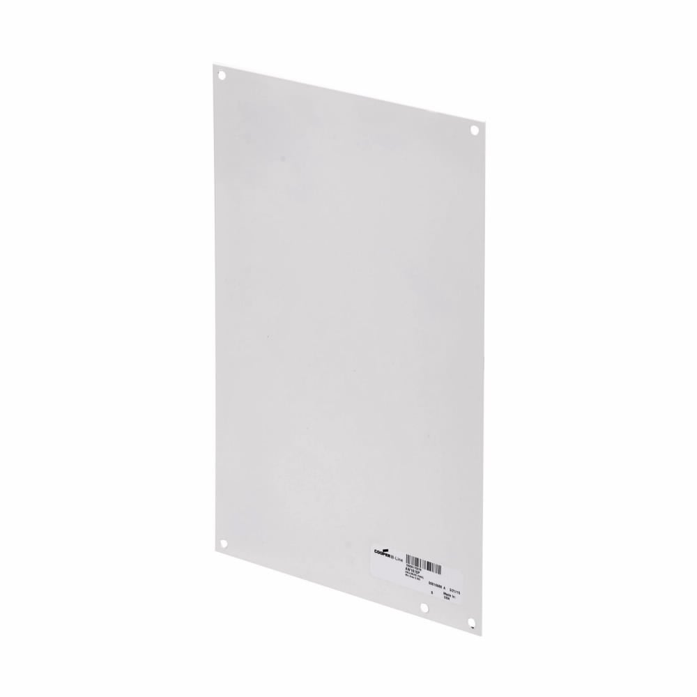 N2012P Flat Enclosure Panel, 10-1/4 in W x 18-1/4 in H, Steel, White