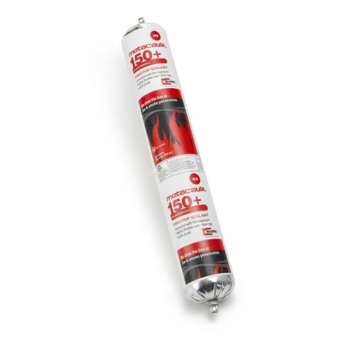 66385 Metacaulk MC 150+ General Purpose Firestop Sealant, Sausage Pack Container, Up to 4 hr Fire Rating, Red, 35 to 120 deg F, <10 g/L VOC