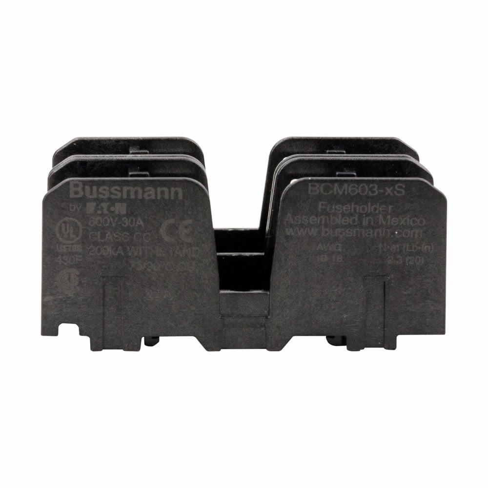 Eaton Bussmann series BCM modular fuse block, Modular fuse block, Screw, Two-pole