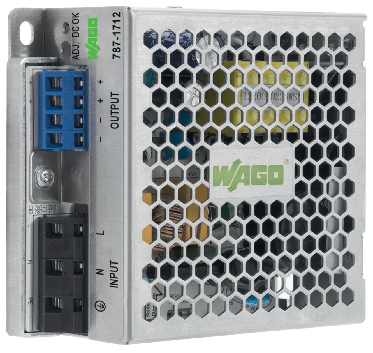 787-1711 1-Phase, 375 V Input, 12 V DC Output, DIN Rail Mount